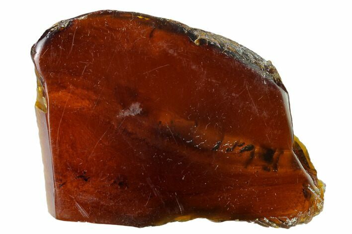 Polished Blue Indonesian Amber - West Java, Indonesia #162533